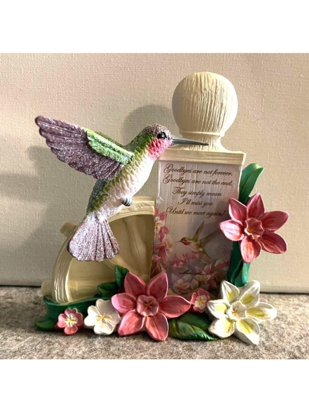 Bradford Exchange " A Love of A Lifetime " Hummingbird Figurine 2021  # 1806